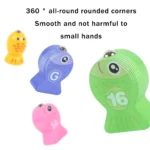 Wooden magnetic fishing toy, baby concentration training game