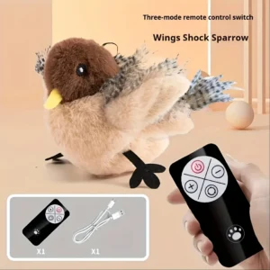 Interactive RC Flying Bird Cat Toy Rechargeable RC Bird Cat Toy