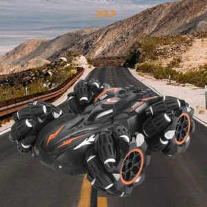 Four-wheel drive dual-sided stunt remote control car (dual-control version)